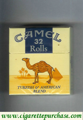 Camel Rolls cigarettes hard box